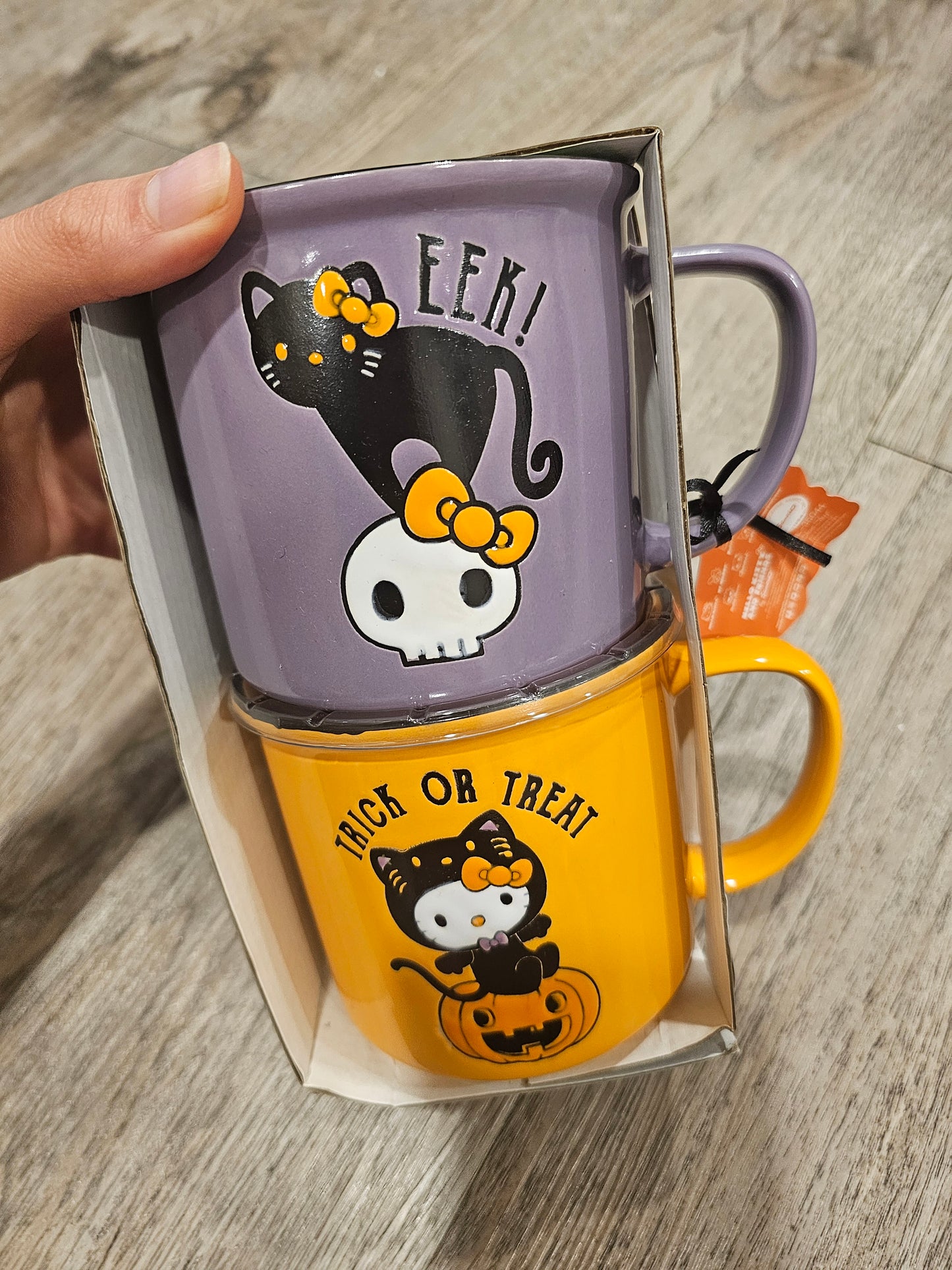 Set de 2 tasas Hello Kitty Halloween