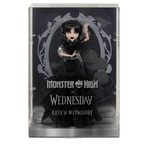 PRE-ORDEN Monster High Skullector Wednesday Addams Rave 'N Dress