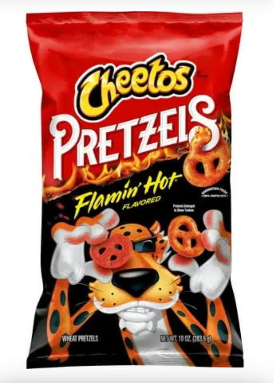 Cheetos Pretzels Flamin Hot