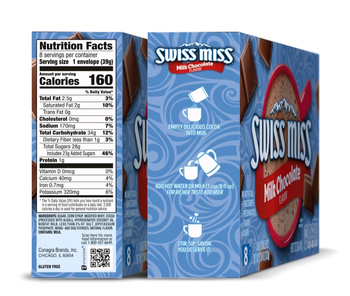 Swiss Miss Milk Chocolate- 8 PK