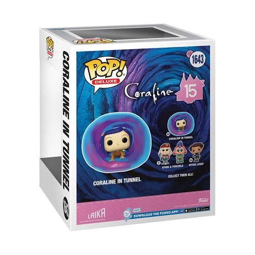 PRE-ORDEN Coraline 15th Anniversary Coraline in Tunnel Deluxe Funko Pop! Vinyl Figure #1643