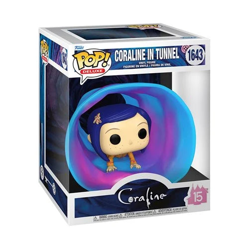PRE-ORDEN Coraline 15th Anniversary Coraline in Tunnel Deluxe Funko Pop! Vinyl Figure #1643