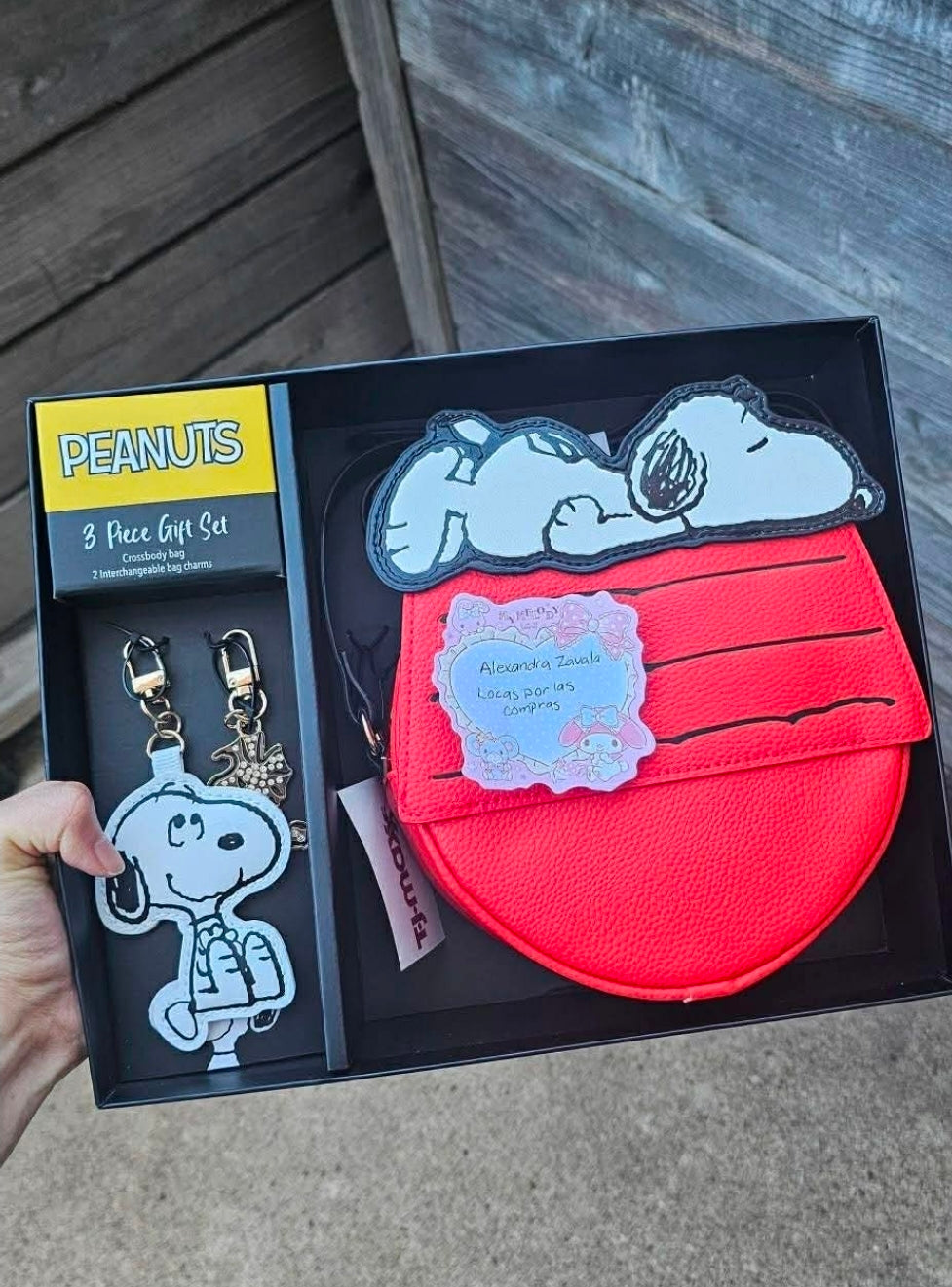 Bolsa Crossbody Snoopy