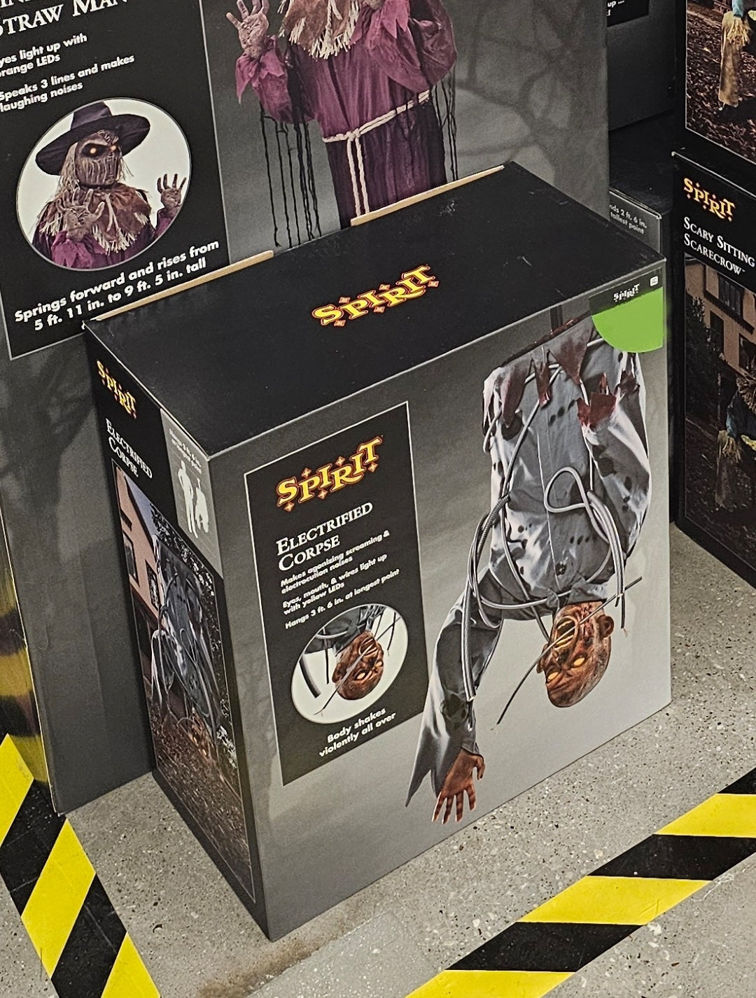 Spirit halloween animatronico hombre electrocutado - apartado