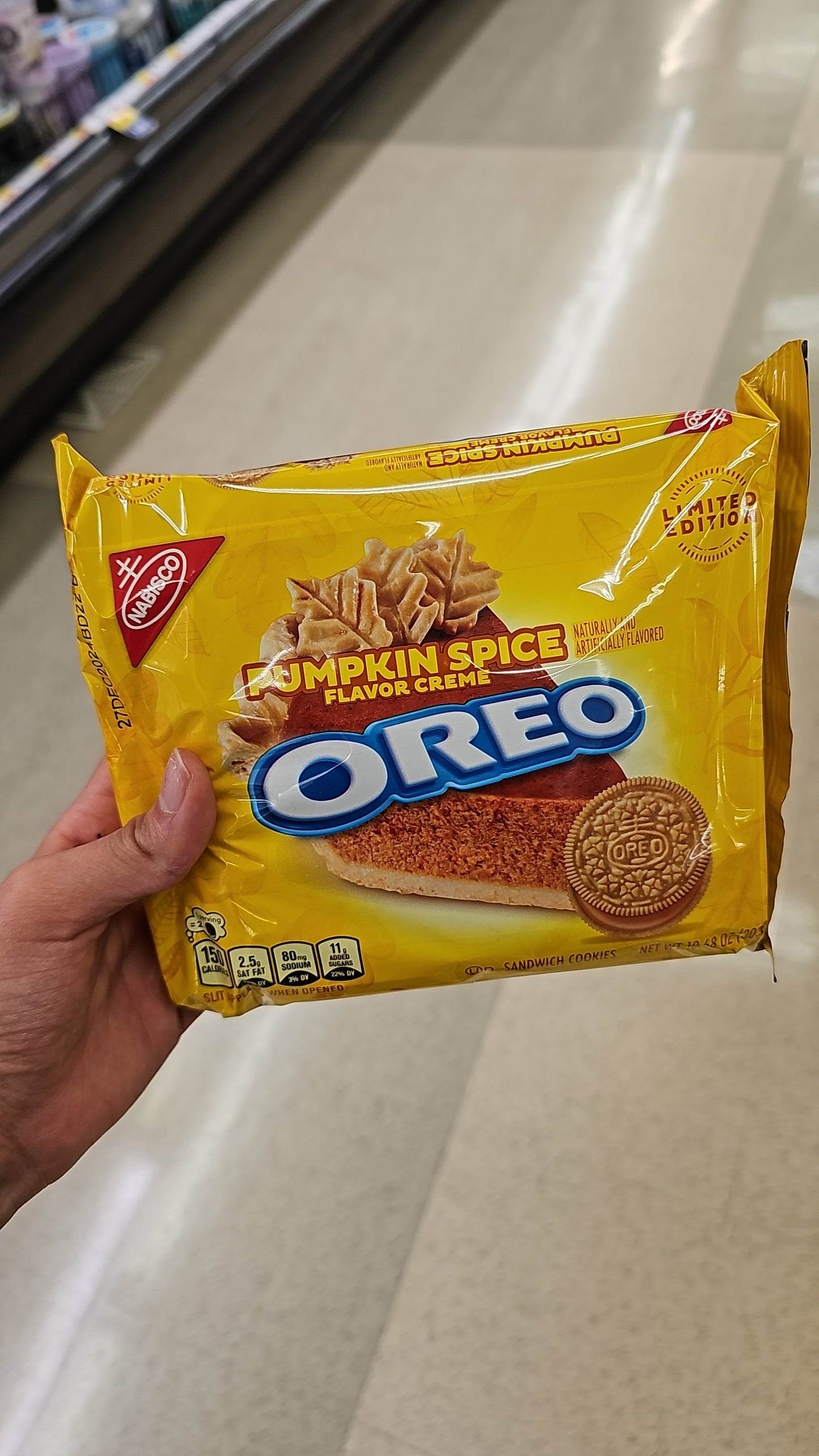 Oreo Pumpkin Spice Limited edition