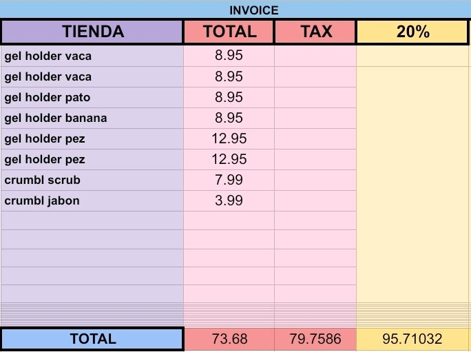 1227 Gloria + envio 1212