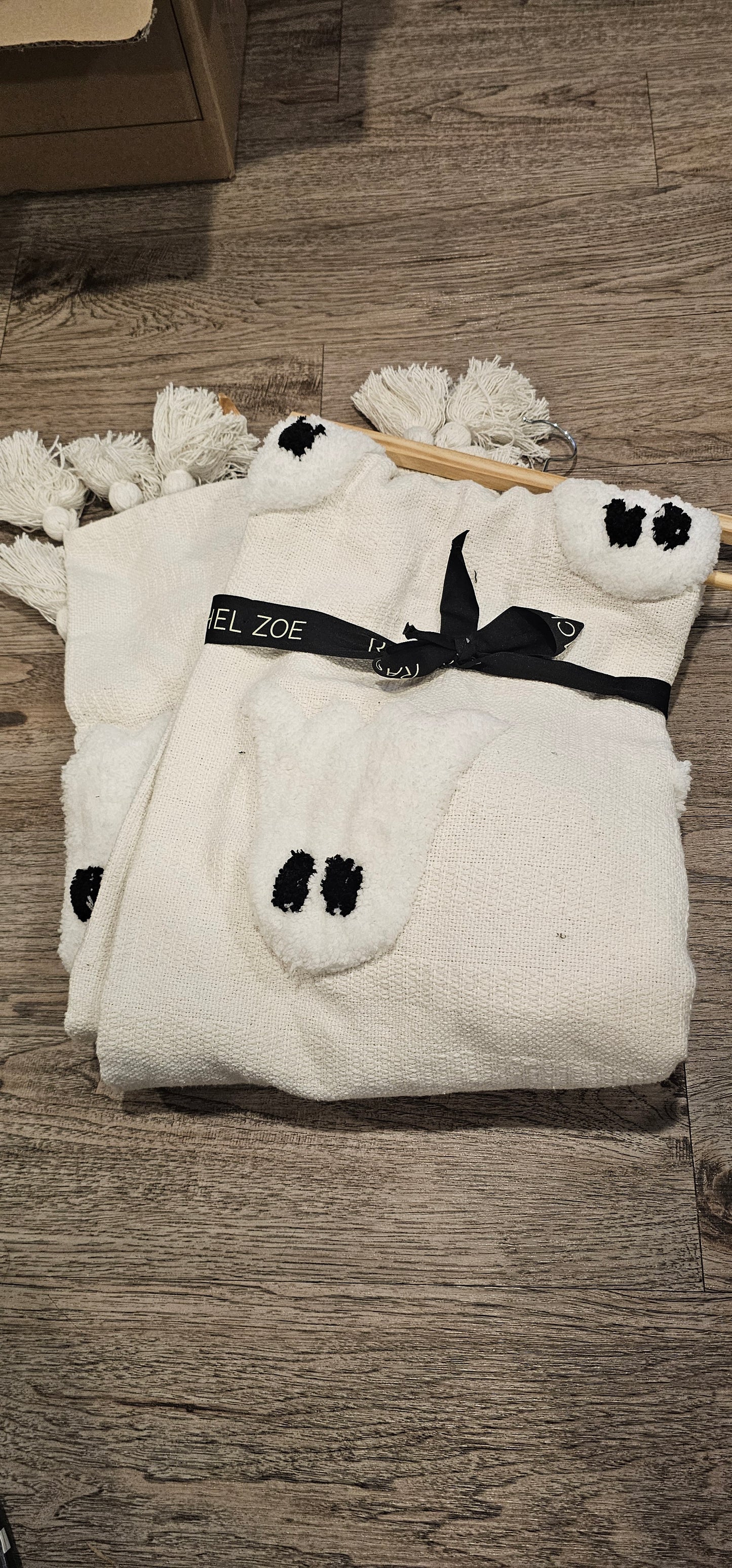 Frazada fantasma y cojín fantasma bling - liquidación