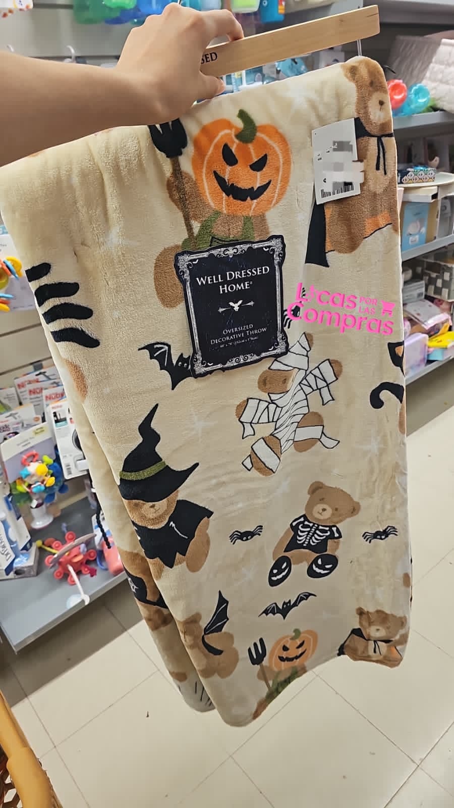 Cobija Ositos Halloween