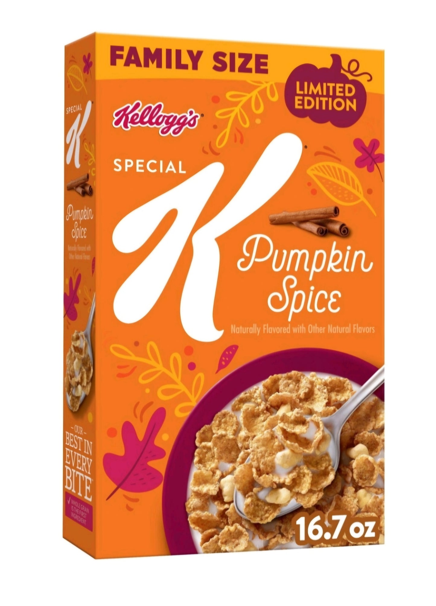Kellogs Pumpkin Spice cereal