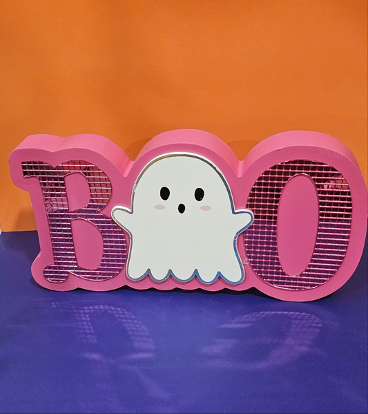BOO letrero decor