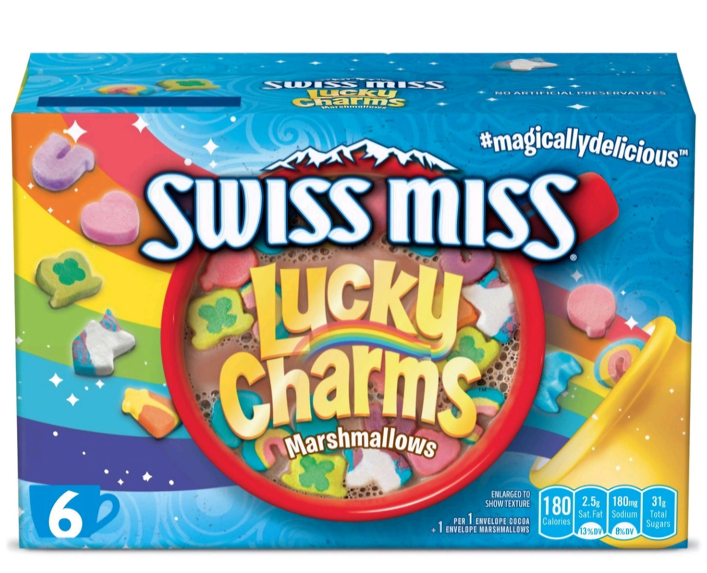 Swiss Miss Lucky Charms Hot Cocoa Mix - 9.18 oz / 6 PK