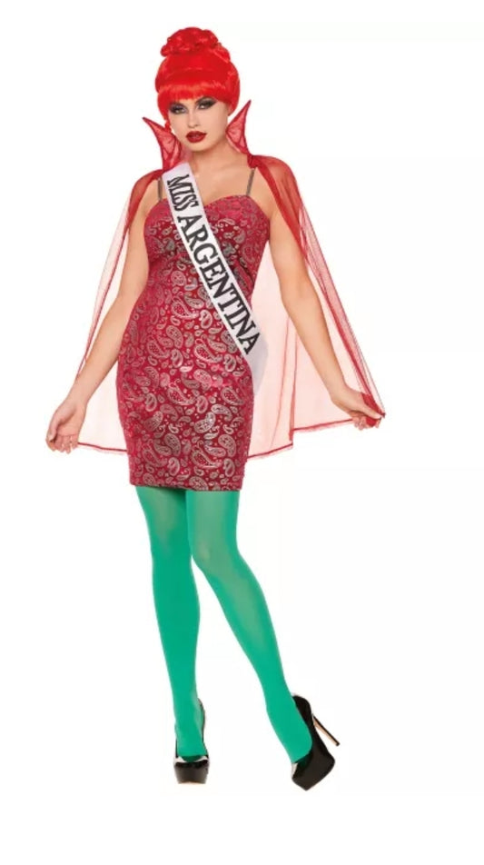 Disfraz de Adulto Beetlejuice Miss Argentina