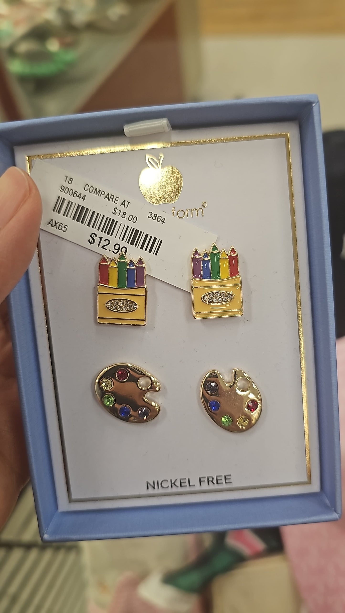 Aretes y gel holder