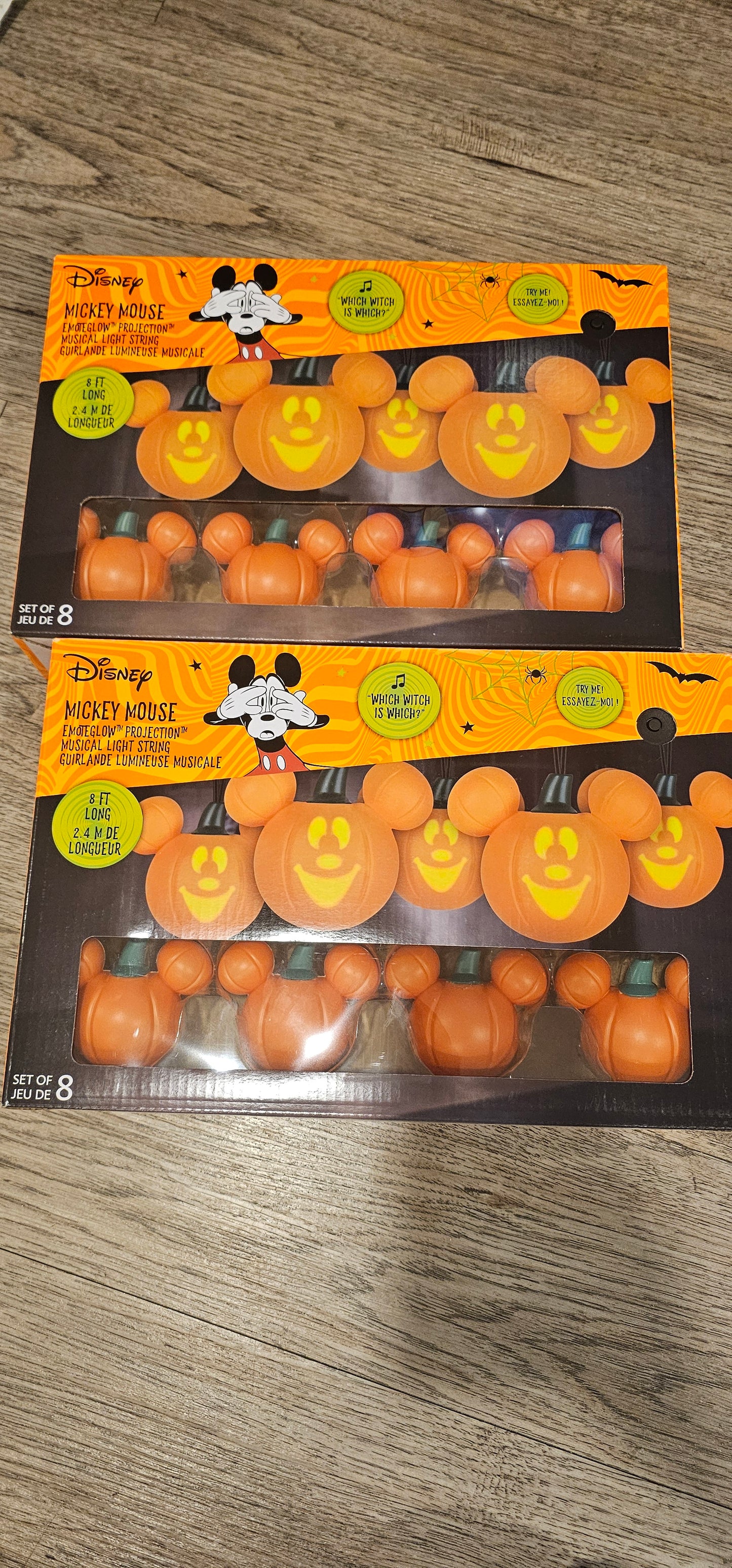 2 sets de luces de Mickey calabaza Halloween 🎃 - apartado