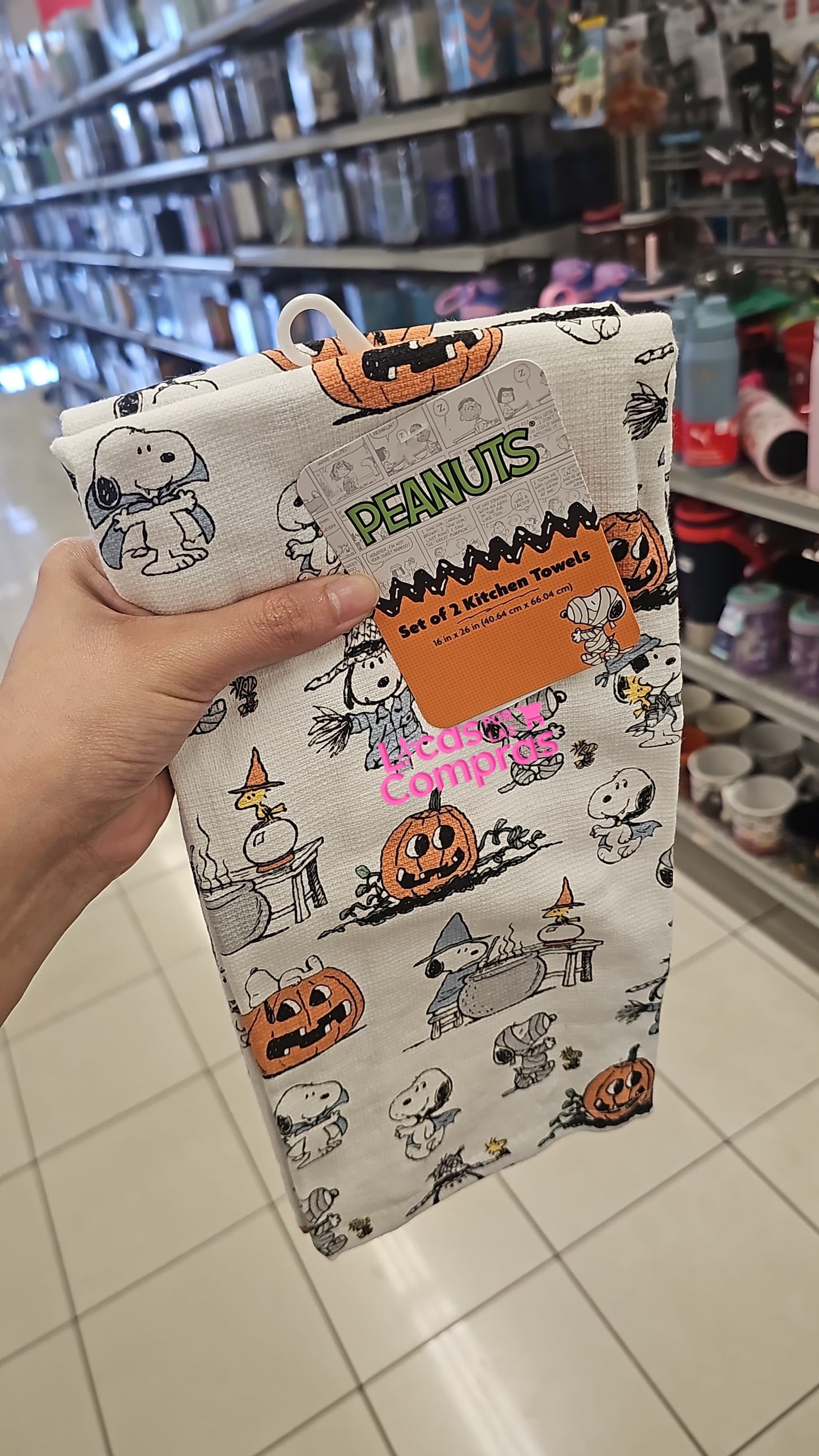 Toallas Snoopy halloween