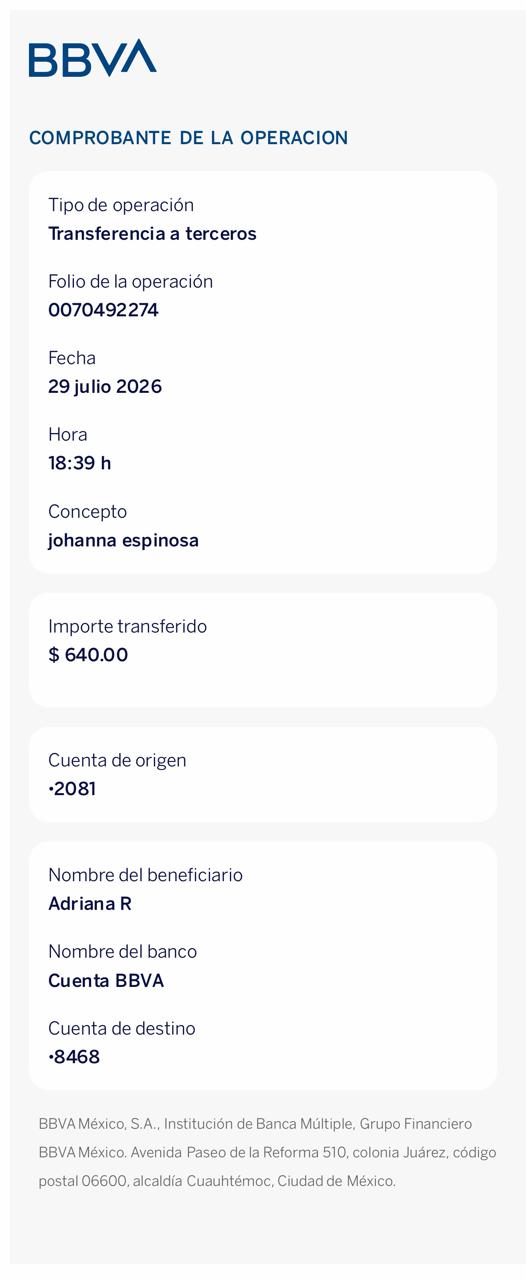 Varias transferencia