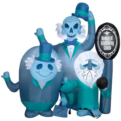 Gemmy 6 pies iluminado The Haunted Mansion Hitchhiking Ghosts Inflatable