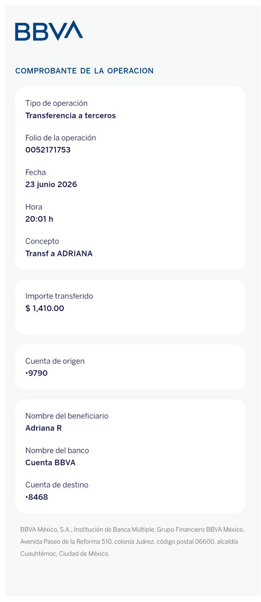 Transerencias varios