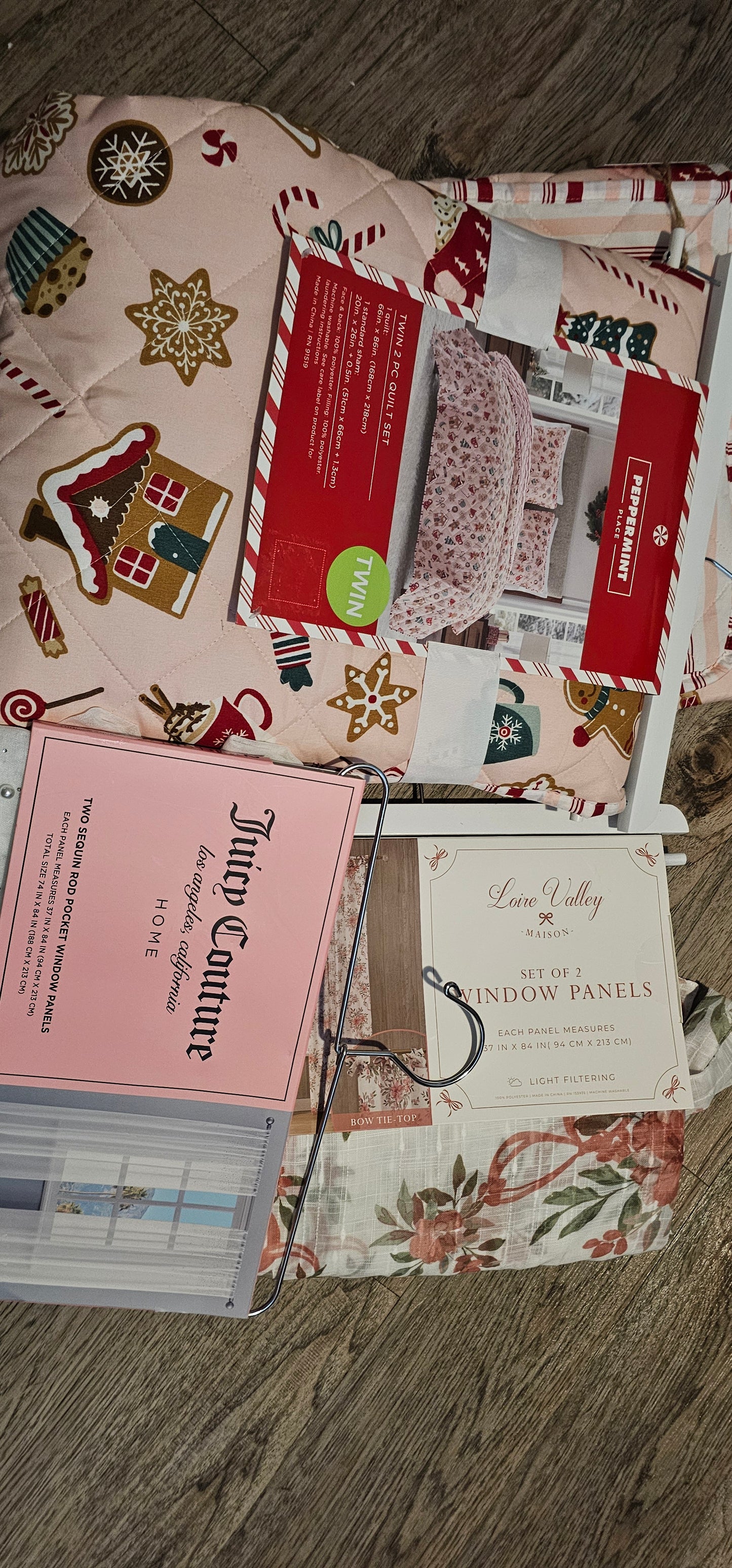 Cortinas y edredon navidad - apartado